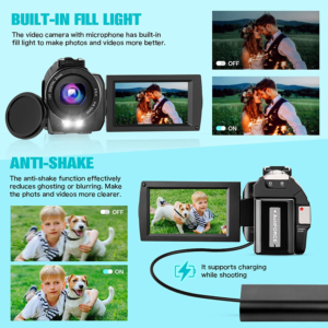 AiTechny Video Camera Camcorder