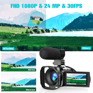 AiTechny Video Camera Camcorder 